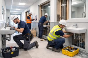 rénover les espaces hospitaliers en faisant appel à des artisans qualifiés pour des travaux sanitaires fiables et respectant les normes de santé et sécurité.